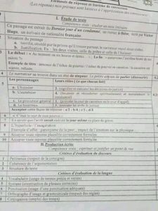 تصحيح الإمتحان الجهوي 2017 مادة اللغة الفرنسية جهة الرباط سلا القنيطرة